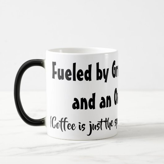 粥、F爆弾、特大エゴで煽られる モーフィングマグカップ (左)