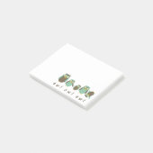 精力的なフクロウ ポストイット (アングル)