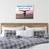 精力的な体操選手 キャンバスプリント (インサイチュ (寝室))