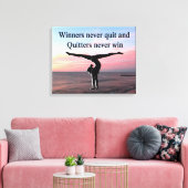 精力的な体操選手 キャンバスプリント (インサイチュ (リビング))