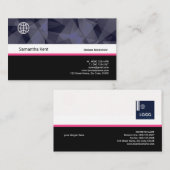 精力的な灰色の全体的なデータベースAdminの名刺 名刺 (正面/裏面)