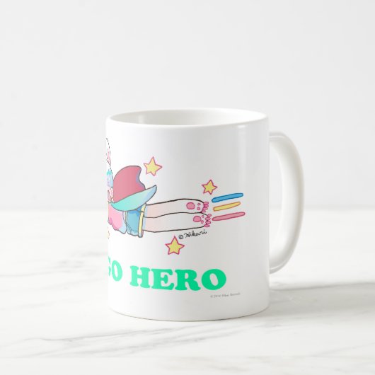 精力的な英雄11のozのクラシックのマグ コーヒーマグカップ (正面右)