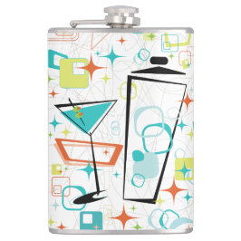 精力的な8つのozマルティーニ。 ビニールの包まれたなフラスコ フラスク