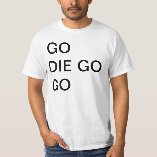 精力的なGODIE Tシャツ (正面)