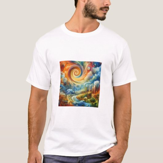 精地球に優し神 Tシャツ (正面)