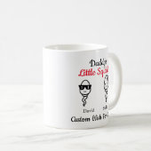 精子おもしろいパパの小さなリスのお父さんの日 コーヒーマグカップ (正面右)