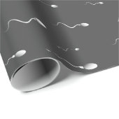 精子おもしろいプリント受胎診療所 ラッピングペーパー (ロールコーナー)