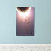 精子で受精する卵 キャンバスプリント (インサイチュ (ウッドフロア))