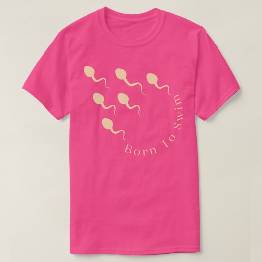 精子の勝者 Tシャツ (デザイン正面)