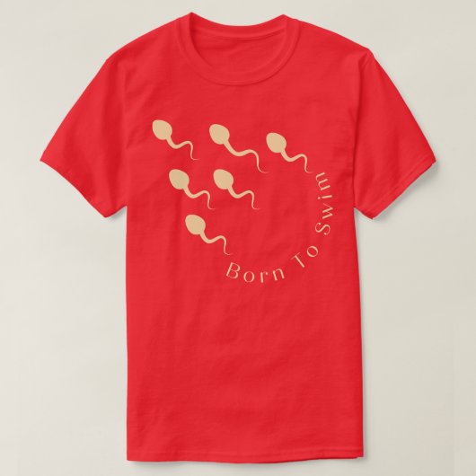 精子の勝者 Tシャツ (デザイン正面)