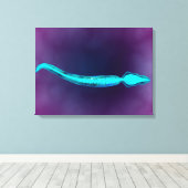 精子の骨構造を示す顕微鏡的見解 キャンバスプリント (インサイチュ (ウッドフロア))