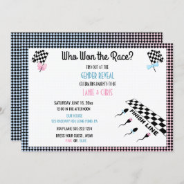 精子を明かす人種の性別を獲得したおもしろい人 招待状