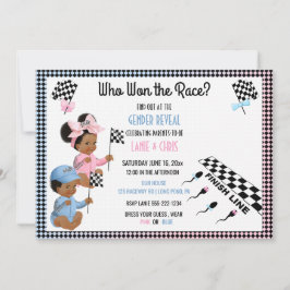 精子を明かす人種の性別を獲得したおもしろい人 招待状