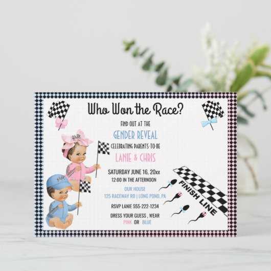 精子を明かす人種の性別を獲得したおもしろい人 招待状 (スタンド正面)