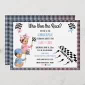 精子を明かす人種の性別を獲得したおもしろい人 招待状 (正面/裏面)