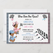 精子を明かす人種の性別を獲得したおもしろい人 招待状 (正面)