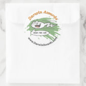 精子ステッカー – 準備完了、火災、狙い ラウンドシール (バッグ)