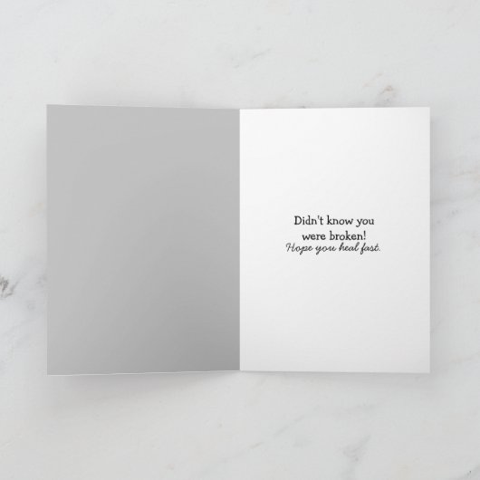 精子採取ユーモア カード (内部)