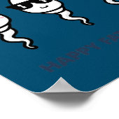 精子最高のパパが幸せな父の日に ポスター (角)