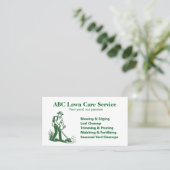 精密トリム芝気に 名刺 (スタンド正面)