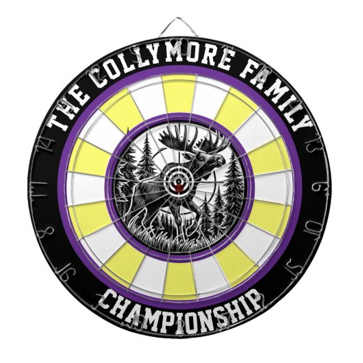 精密ムース森林目標アート ダーツボード (正面)