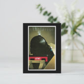 精密ヴィンテージフランスの鉄道ポスター ポストカード (スタンド正面)