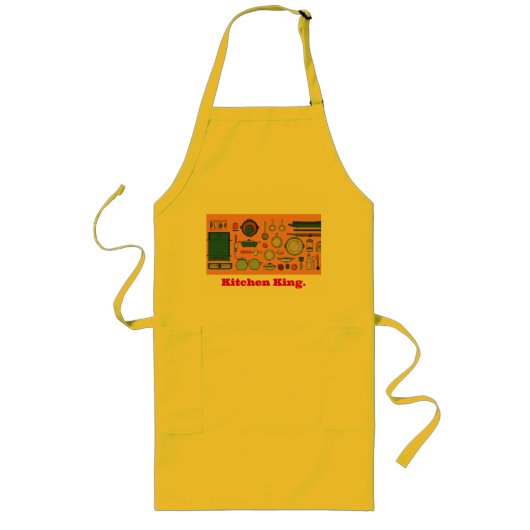 「精密料理：ノリング温度エプロン」 ロングエプロン (正面)