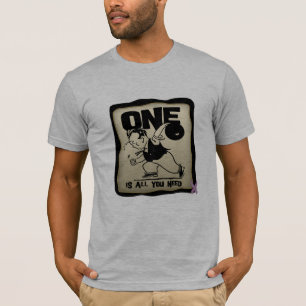精巣がんおもしろいを克服した人 Tシャツ