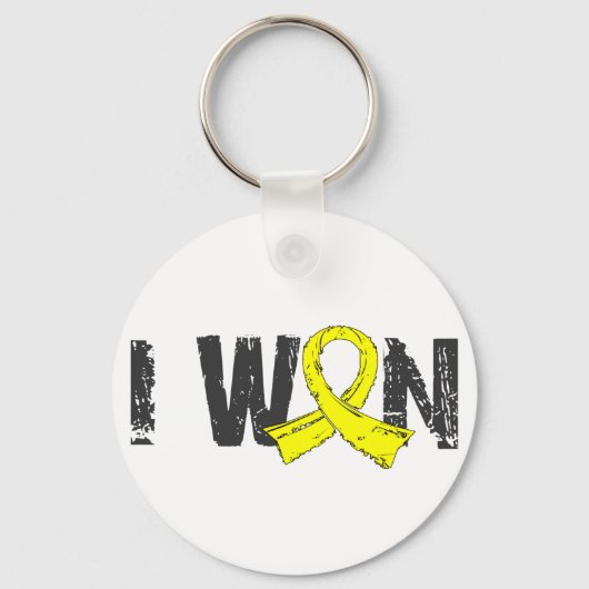 精巣癌で勝った キーホルダー (正面)