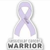 精巣癌ビニールシール シール (正面)