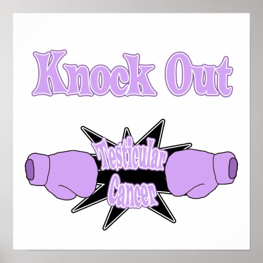 精巣癌 ポスター (正面)