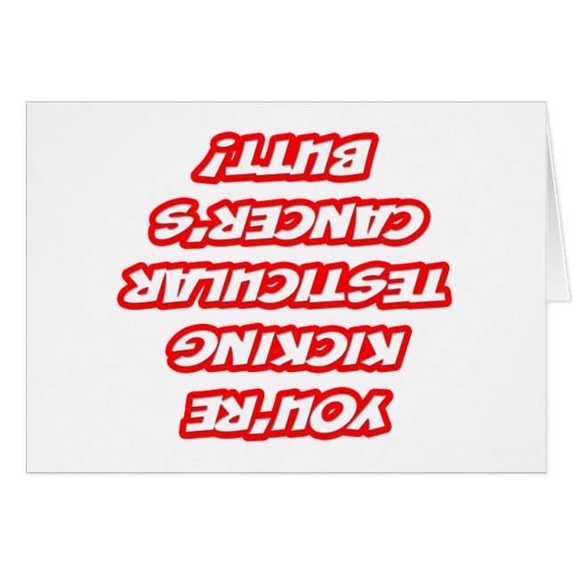 精巣腫瘍のお尻を蹴る (正面横)