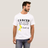 精巣腫瘍はもうここには存在しない Tシャツ (正面フル)