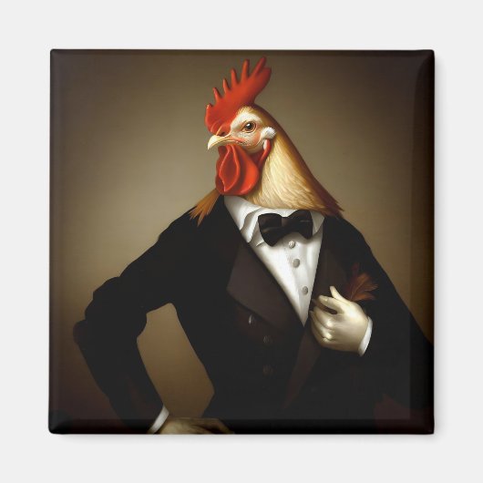 精巧なオイ絵画スター磁石 マグネット (正面)