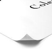 精巧なシンプルタイポグラフィ結婚The S Of ポスター (角)