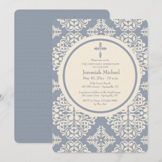 精巧な宗教招待状 招待状 (正面/裏面)