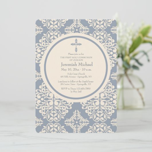 精巧な宗教招待状 招待状 (スタンド正面)