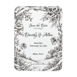 精巧な素朴フローラ マグネット