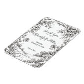 精巧な素朴フローラ マグネット (左側)