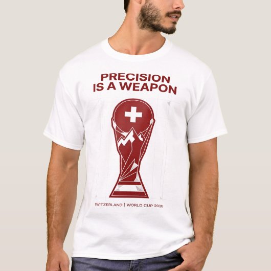 精度は武器 Tシャツ (正面)