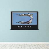 精度：感動的引用文 キャンバスプリント (インサイチュ (ウッドフロア))