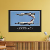 精度：感動的引用文 キャンバスプリント (インサイチュ (リビング))