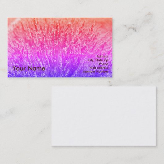 精油の虹 名刺 (正面/裏面)