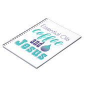 精油コーヒーおよびイエス・キリスト ノートブック (左側)