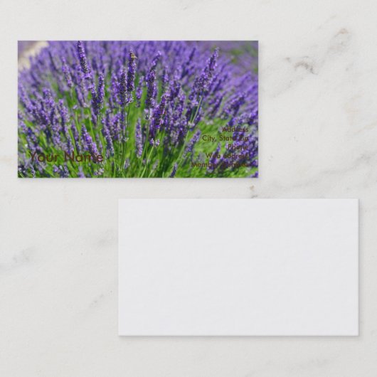 精油 名刺 (正面/裏面)