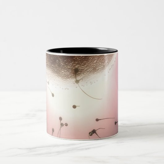 精液が肥やす卵 ツートーンマグカップ (中央)