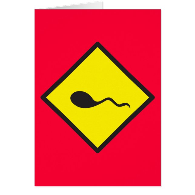 精液の交差 (正面)