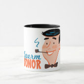 精液の供給のレトロのマグ マグカップ (中央)