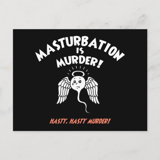 精液！レッドハンズ！ ポストカード (正面)