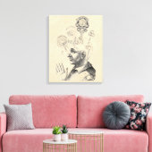 精神と意識"GeistとBewusstsein" キャンバスプリント (インサイチュ (リビング))